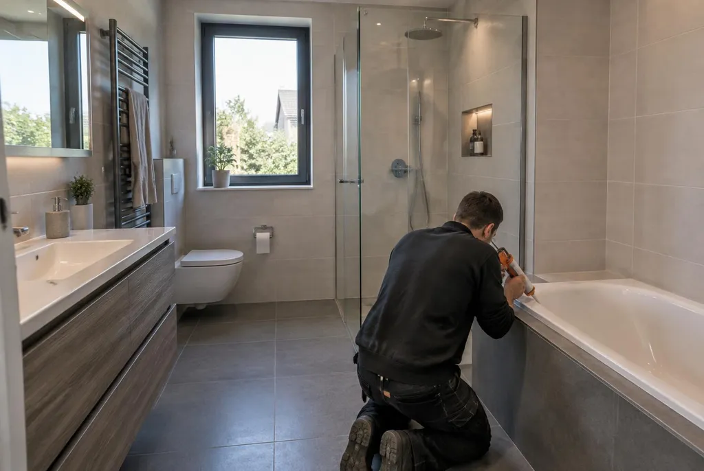 Kitbedrijf Nieuwveen – badkamer kit vervangen bij de douche